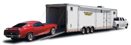 5th Wheel Enclosed Cargo And Car Trailer
