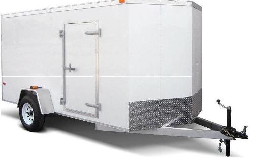 6X12 V-Nose Aluminum Enclosed Trailer Sales
