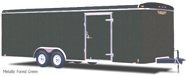 Metallic Forest Green Trailer Color Option