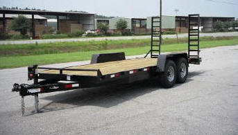 Ball Hitch Deck Over Equipment Trailers