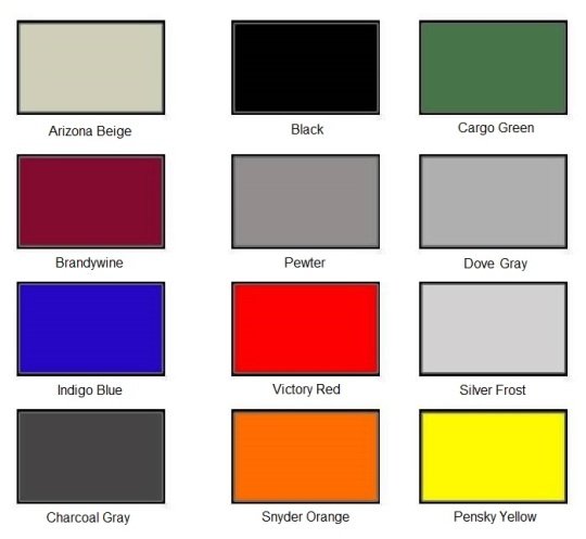 Cargo Trailer Color Choices