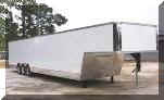 Enclosed Gooseneck Trailer - Side View