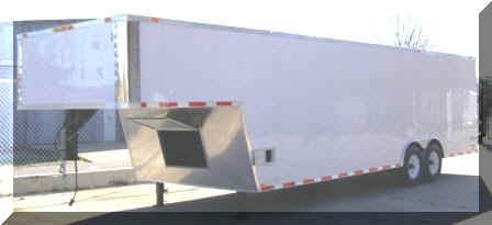 Enclosed Trailer - Arch-Top Style with Rear Ramp