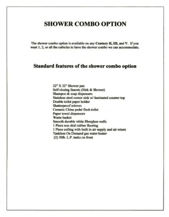 Three Place Shower And Restroom Trailer / Bathroom And Shower Trailer CN3C616SA4